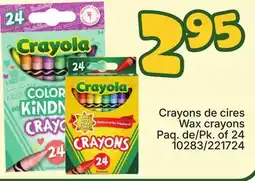 Rossy Crayola Wax Crayons offer
