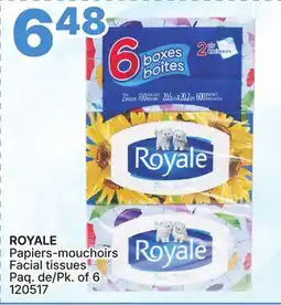 Rossy ROYALE Facial tissues offer
