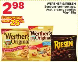 Rossy WERTHER'S/RIESEN Asst. creamy candies offer