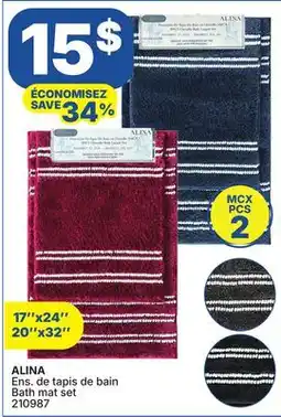 Rossy ALINA Bath mat set offer