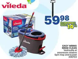Rossy VILEDA EASY WRING RINSE CLEAN Spin mop and bucket offer