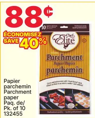Rossy Chef Elite Parchment paper offer