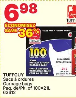 Rossy TUFFGUY Garbage bags offer