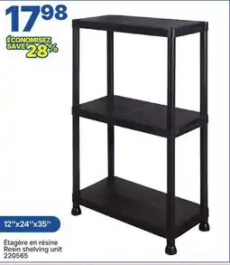 Rossy Resin shelving unit offer