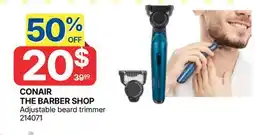 Rossy CONAIR THE BARBER SHOP Adjustable beard trimmer offer