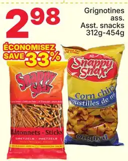 Rossy Snappy Snax Asst. snacks offer