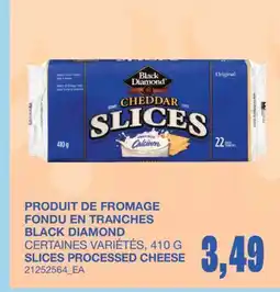 Wholesale Club PRODUIT DE FROMAGE FONDU EN TRANCHES offer