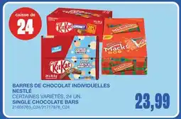 Wholesale Club BARRES DE CHOCOLAT INDIVIDUELLES NESTLÉ offer