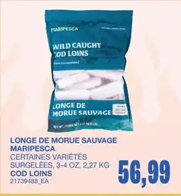 Wholesale Club LONGE DE MORUE SAUVAGE, 3-4 OZ offer