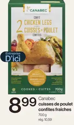 Avril Canabec cuisses de poulet confites fraîches offer
