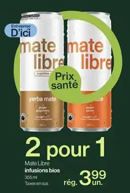Avril Mate Libre infusions bios offer