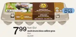 Avril œufs bruns bios calibre gros offer