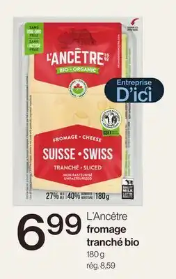 Avril L'Ancêtre fromage tranché bio offer