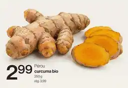 Avril Pérou curcuma bio offer