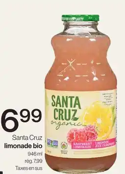 Avril Santa Cruz limonade bio offer