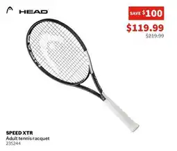 Sports Experts HEAD SPEED XTR Adult tennis racquet offer