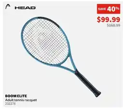 Sports Experts HEAD BOOM ELITE Adult tennis racquet offer