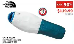 Sports Experts THE NORTH FACE CAT'S MEOW Mummy sleeping bag offer