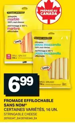 L'Intermarché FROMAGE EFFILOCHABLE SANS NOM | STRINGABLE CHEESE, 16 UN offer