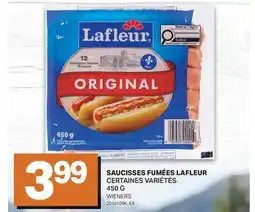L'Intermarché SAUCISSES FUMÉES LAFLEUR | WIENERS offer