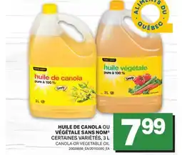 L'Intermarché HUILE DE CANOLA OU VÉGÉTALE, 3 L | CANOLA OR VEGETABLE OIL offer