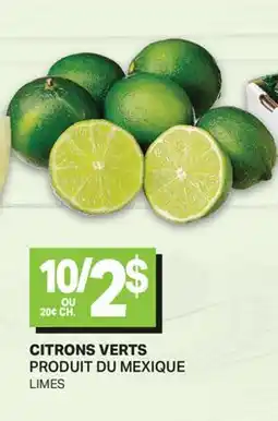 L'Intermarché CITRONS VERTS | LIMES offer