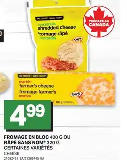 L'Intermarché FROMAGE EN BLOC 400 G OU RÂPÉ 320 G | CHEESE offer