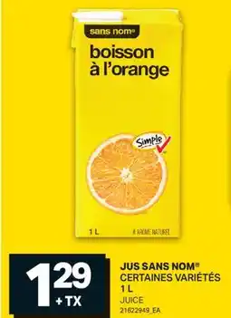 L'Intermarché JUS SANS NOM | JUICE offer