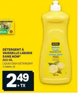 L'Intermarché DÉTERGENT À VAISSELLE LIQUIDE SANS NOM | LIQUID DISH DETERGENT offer