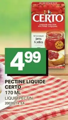 L'Intermarché PECTINE LIQUIDE CERTO | LIQUID PECTIN offer
