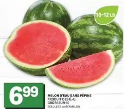 L'Intermarché MELON D'EAU SANS PÉPINS | SEEDLESS WATERMELON offer