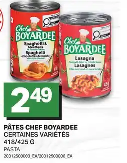 L'Intermarché PÂTES CHEF BOYARDEE | PASTA, 418/425 G offer