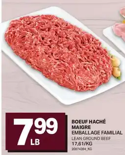L'Intermarché BOEUF HACHÉ MAIGRE EMBALLAGE FAMILIAL | LEAN GROUND BEEF offer