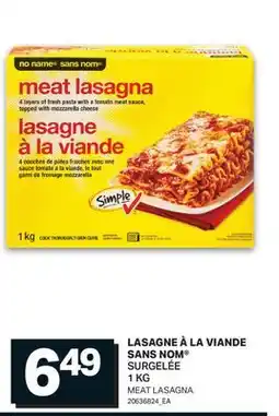 L'Intermarché LASAGNE À LA VIANDE SANS NOM | MEAT LASAGNA offer