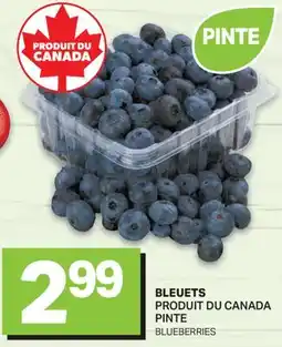 L'Intermarché BLEUETS | BLUEBERRIES offer