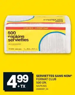 L'Intermarché SERVIETTES SANS NOM | NAPKINS, 500 UN offer