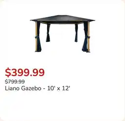 Club Piscine Liano Gazebo - 10' x 12' offer