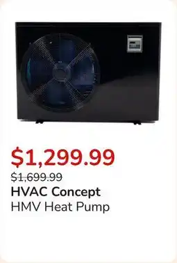 Club Piscine HMV Heat Pump offer