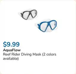 Club Piscine Reef Rider Diving Mask (2 colors available) offer