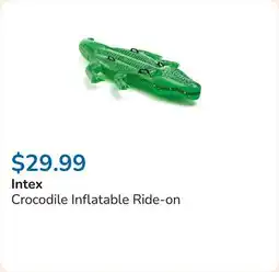 Club Piscine Crocodile Inflatable Ride-on offer