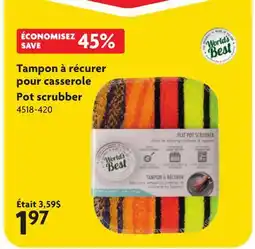 Home Hardware Pot scrubber offer