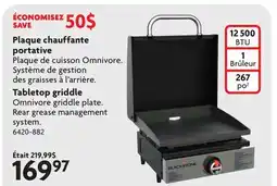 Home Hardware Tabletop griddle offer