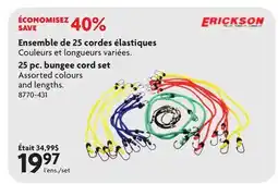 Home Hardware 25 pc. bungee cord set offer