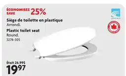 Home Hardware Plastic toilet seat offer
