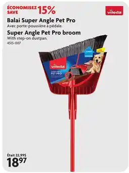Home Hardware Super Angle Pet Pro broom offer