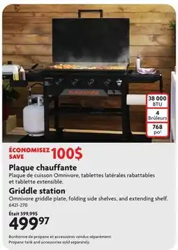 Home Hardware Griddle station offer