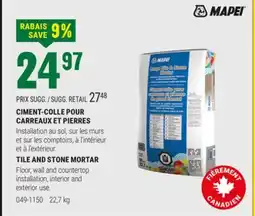 BMR CIMENT-COLLE POUR CARREAUX ET PIERRES offer