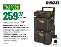 BMR ENSEMBLE ORGANISATEUR DE RANGEMENT TOUGHSYSTEM 2.0 offer