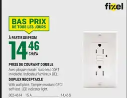 BMR PRISE DE COURANT DOUBLE offer