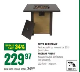 BMR FOYER AU PROPANE offer